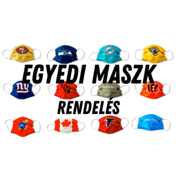 Egyedi Maszk (Type IIR BFE 99% &gt; ffp2) Egyénre szabható, Magyar Face mask