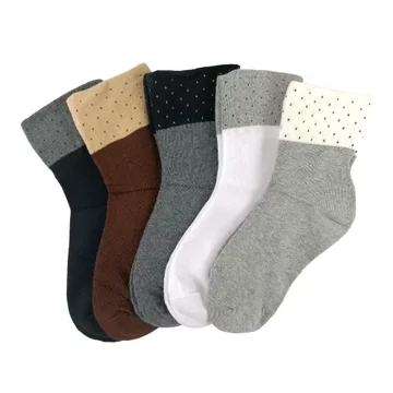 Mr. Pamut Női gumi nélküli pamut zokni. 5 pár 35-38