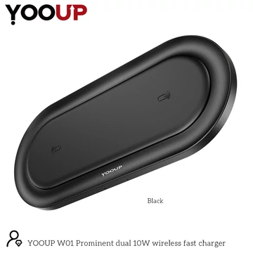 YOOUP W01 Prominent kettős 10 W -os vezeték nélküli gyorstöltő