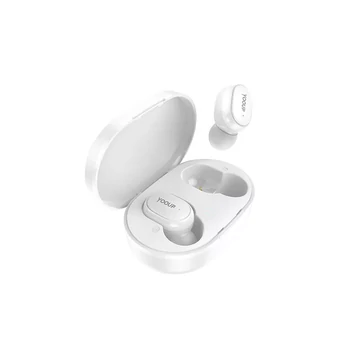 Bluetooth fülhallgató, headset YooUp E07 TWS 5.0 fehér