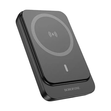 Borofone BJ63A Nimble Wireless Power Bank (Magsafe Kompatibilis) PD20W 10000mAh Fekete