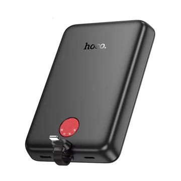 Hoco J133A Triumph Magnetic PD 20W Mágneses Power Bank 10000mAh Lightning Fekete