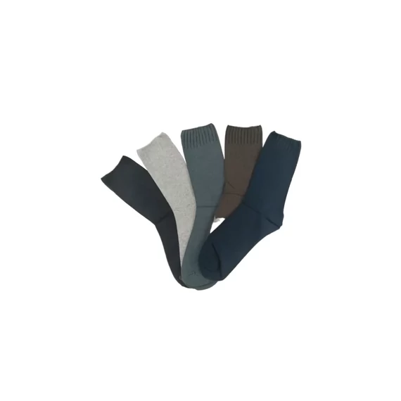 Mr. Pamut Férfi gumi nélküli pamut zokni. 5 pár 43-46
