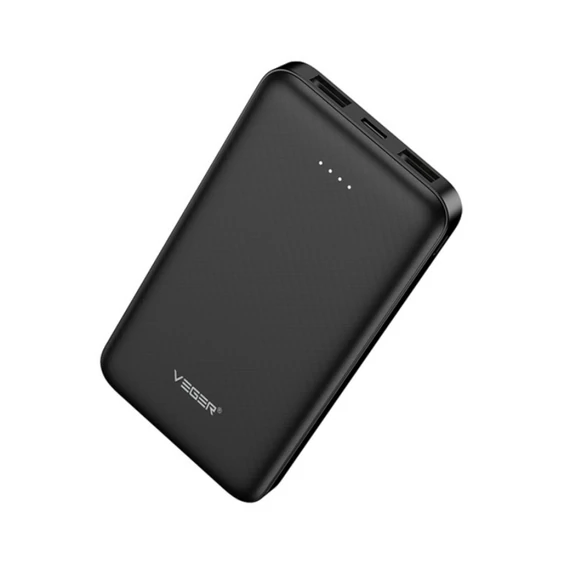 Power Bank 10000 mAh Veger A10 (VP1065) Fekete