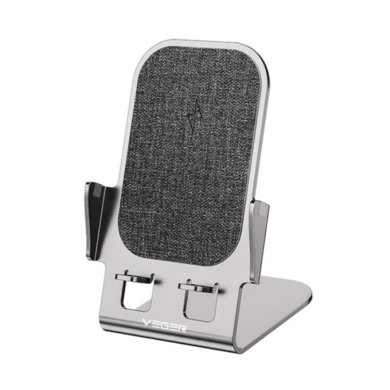 Veger Y53 Wireless Asztali Gyorstöltő Ezüst