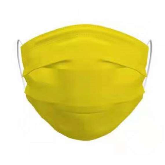 SHIELD SÁRGA 3 rétegű (Type IIR) Egyenként Csomagolt Magyar Face mask