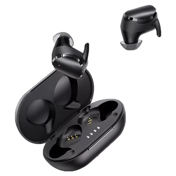 Bluetooth fülhallgató, headset Usams LX08 TWS Earbuds 5.0 fekete