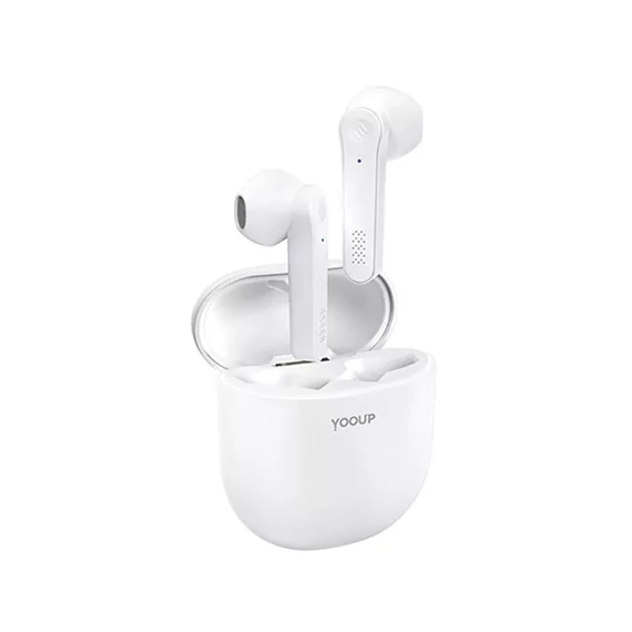 Bluetooth fülhallgató, headset YooUp E09 Serenity fehér