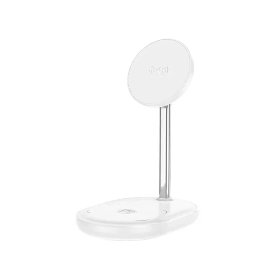 Hoco CW40 Noble 3in1 Wireless Gyorstöltő Állvány fehér