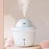 Kép 3/3 - KompactHome Space Bear Humidifier WT-H46 Csészealj medve párásító - fehér, Beépített LED Éjszakai Lámpa