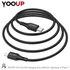 YOOUP L03 Cool PD töltő adatkábel Lightning (fekete)